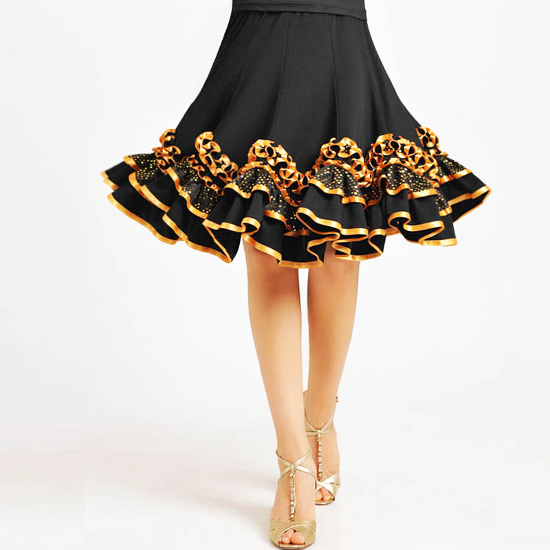 大摆拉丁交谊摩登短裙
