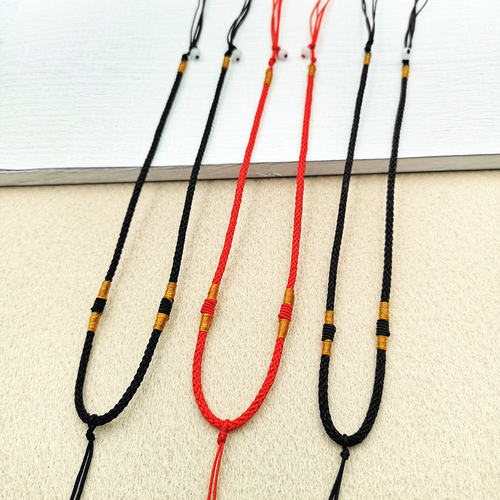 粗细款珠项链绳diy玉佩手工挂绳