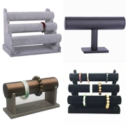 Chất lượng cao da lộn vòng đeo tay trang sức hiển thị đứng vòng tay trang sức đồ trang sức đạo cụ xem màn hình lưu trữ giá - Vòng đeo tay Cuff