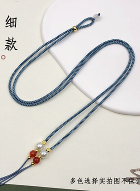 横穿天珠项链玉环戒指金锁吊坠