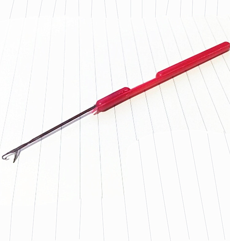 뜨개질 도구 팔찌 DIY 크로 셰 뜨개질 크로 셰 뜨개질 WENWAN WENWAN 3 방향 크로 셰 뜨개질 손으로 짠 단일 머리 혀 플라스틱 손잡이