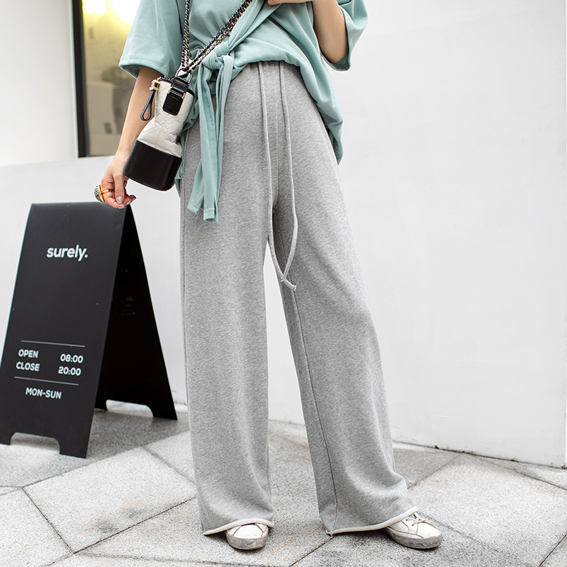 优密儿秋装外穿春款孕妇阔腿裤