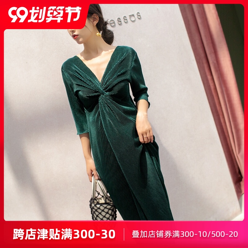 优密儿网红孕妇装洋气2020孕妇裙孕妇连衣裙夏哺乳连衣裙礼服欧美