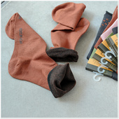 出口德国夏季 袜子女竹纤维抗菌防臭无缝对目松口中筒大码 女士短袜