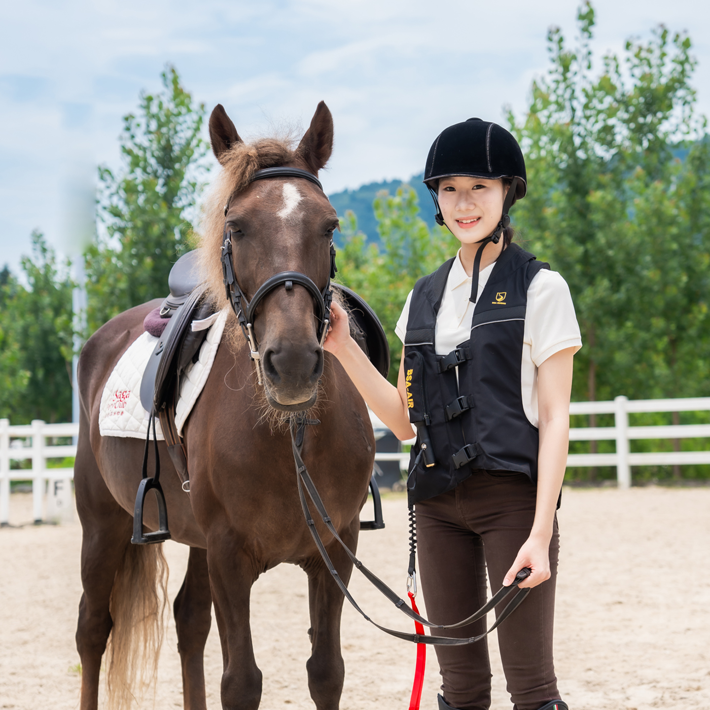 新款圣盾充气护甲骑马背心
