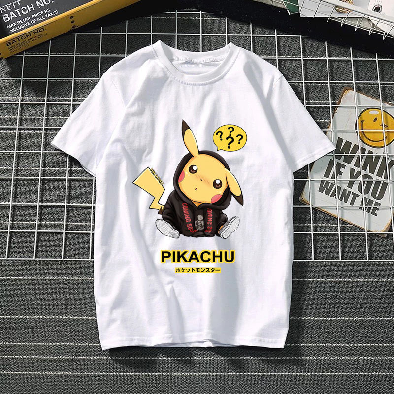 summer man Short sleeved T-shirt Half sleeve Pikachu printing Easy student junior middle school high school Teenagers Couples dressin the Women's clothing/Boutique , T-shirt  category - from Buy2taobao.com to provide professional Taobao agent buy service