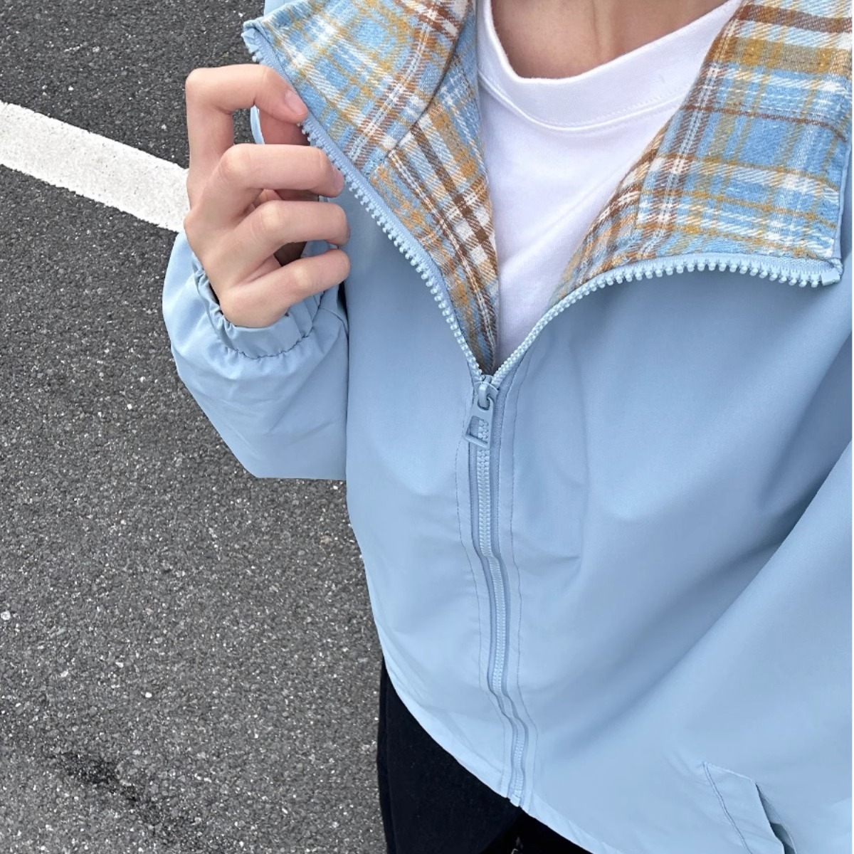 cleanfit格子防晒衣夹克男款夏季