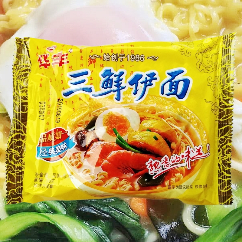 华丰三鲜伊面88g辽宁特产方便面