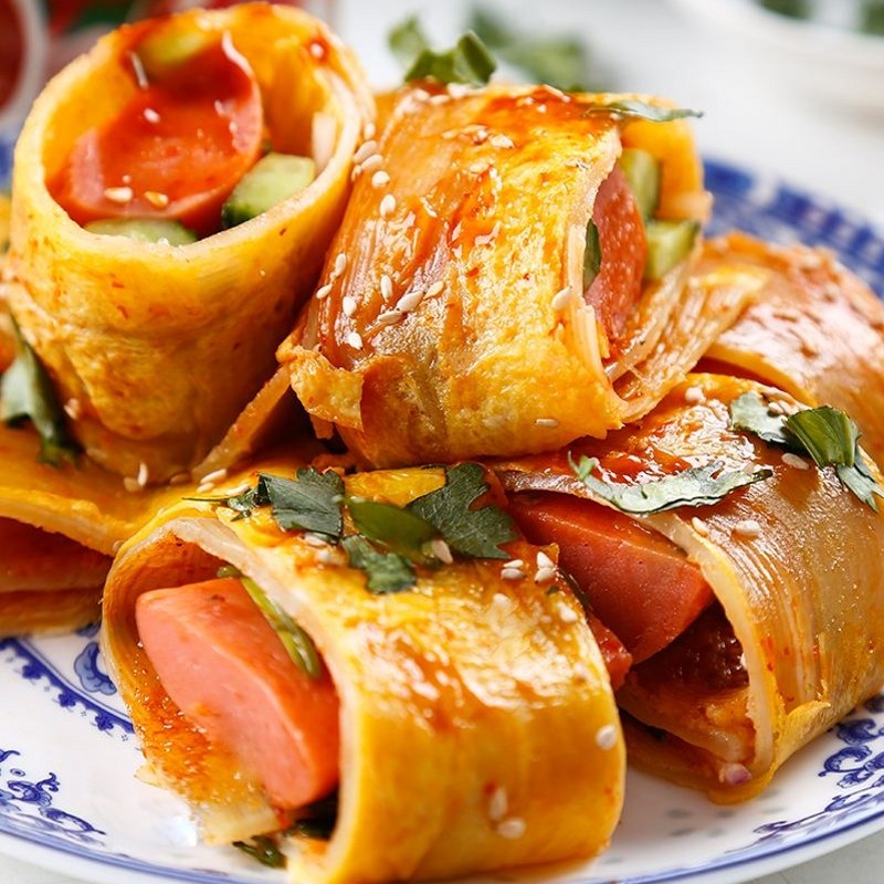 拍5袋包邮 鑫辉烤冷面465g带调料酱东北特产速食方便食品风味小吃