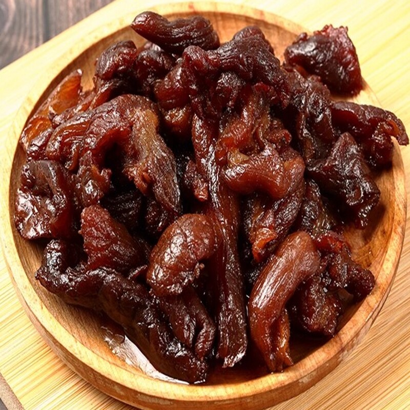 蒙都牛筋肉香辣味100g内蒙古特产食品零食清真开袋即食草原牛肉干
