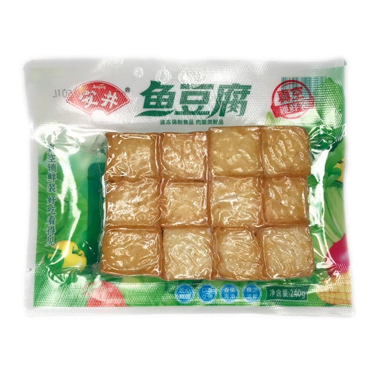 安井鱼豆腐240g火锅烧烤速冻丸子关东煮麻辣烫食材料豆捞5袋包邮
