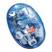 文具 收纳盒装 GUI MAX CLIP 迷你文件夹 强力双弹簧 蓝壳40枚