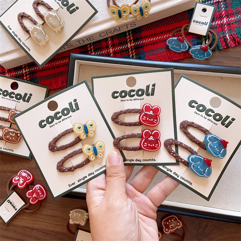 儿童亚克力卡通小动物发夹