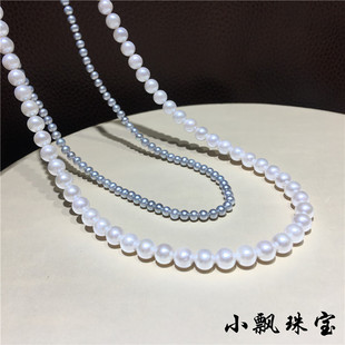 双层akoya天然海水珍珠手链 超值划算了  超前卫好看的双排项链