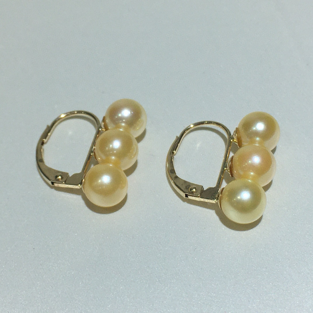 特价秒 海水金珠耳扣 三珠,珠宝/钻石/翡翠,耳饰,淘宝优惠券,粉丝福利购,淘宝优惠卷