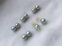 Серьги из жемчуга, зеркальный эффект, золото 750 пробы