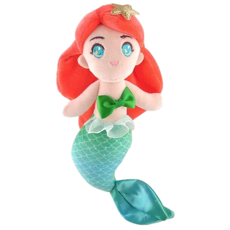 AMERICAN ANIME PLUSH REFRIGERATOR STICKERS CREATIVE MERMAID CARTOON REFRIGERATOR THREE-DIMENSIONAL DOLL HOME DECORATION MAGNET