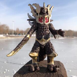 大号软胶叶腐怪兽关节可动完全生命体盖巴鲁加壬龙三头龙玩具模型