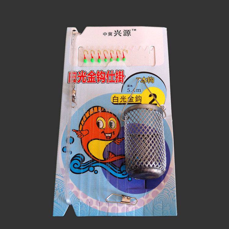白光金钩 七星钩 夜光串钩仿生钩渔具 白条鱼钩垂钓用品渔具批发