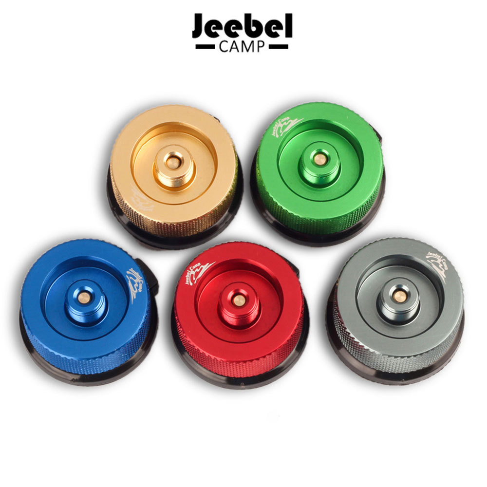 Jeebel Camp长气罐转换头 户外炉头配件 户外野营炉气炉转接头