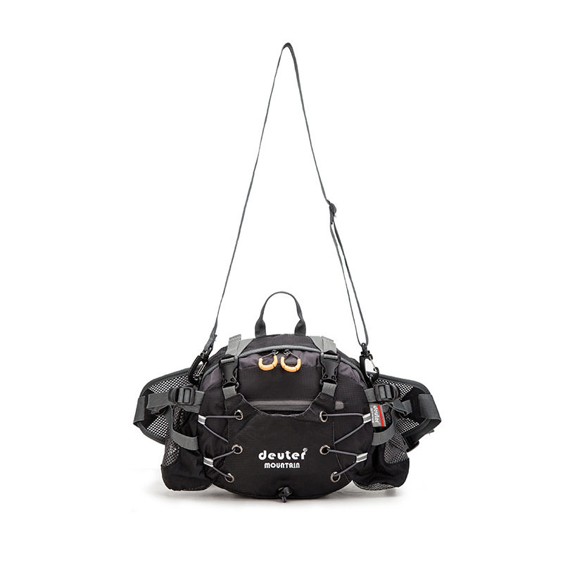 户外便携大容量工装腰包多功能男士徒步斜跨简便登山包