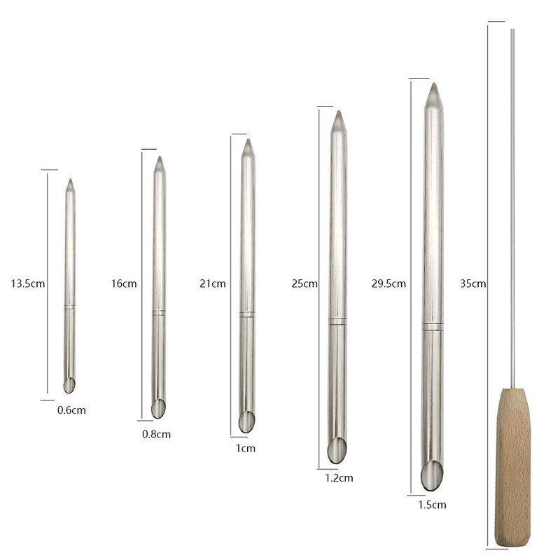 亚马逊绳索接头工具包船绳编织针伞绳狗绳编织器不锈钢手工钢针