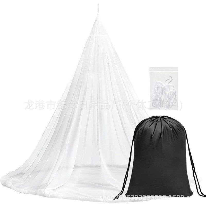 亚马逊户外露营旅行蚊帐悬挂蚊帐超大天蓬床幔落地蚊帐锥形蚊帐