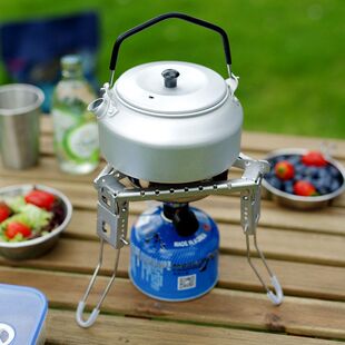 户外野营炉头支架 户外野营炊具锅架便携可折叠三角气炉架卡式炉