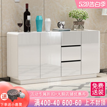 Dining cabinet modern simple tea cabinet multi-functional paint storage cabinet white cupboard kitchen wine cabinet living room assembly