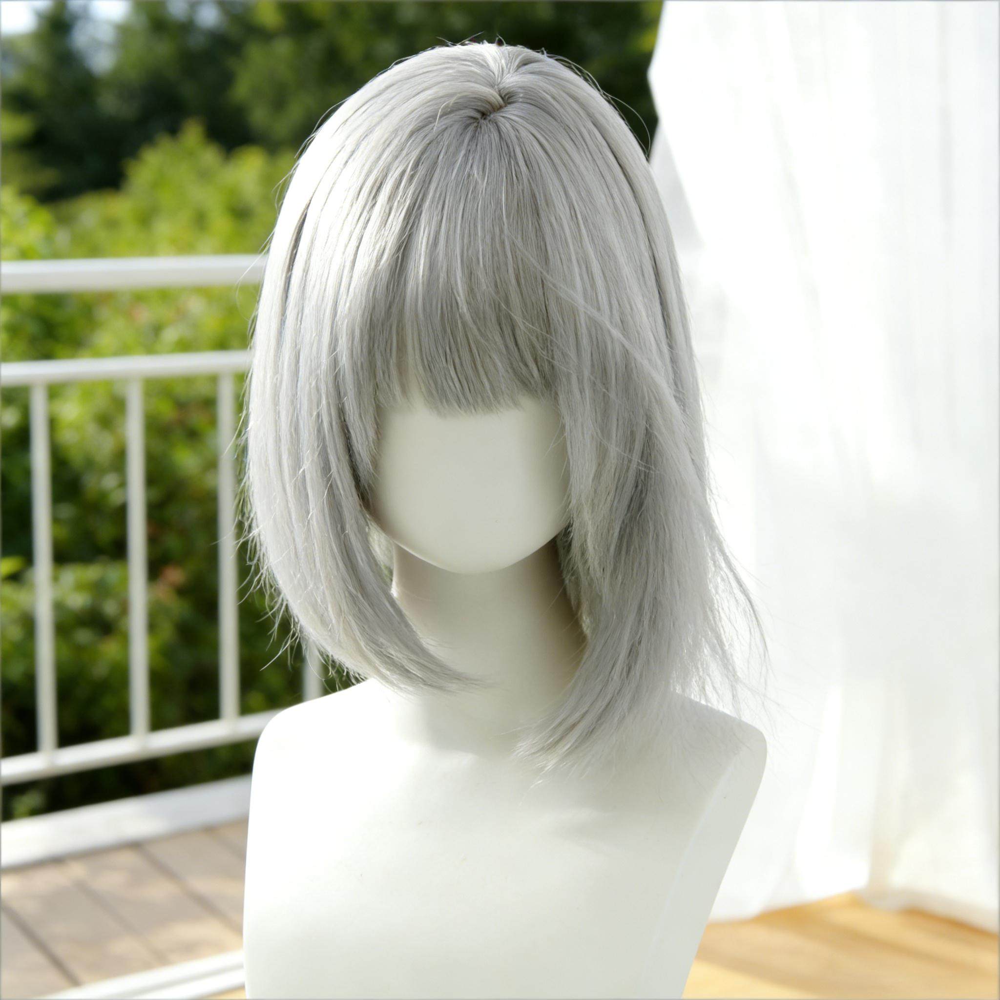 银灰色假头女短发Lolita甜美自然Bobo头日常蓬松jk漫画少女全头套,美发护发/假发,日常整顶假发,淘宝优惠券,粉丝福利购,淘宝优惠卷