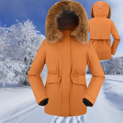 探路者2025新款派克羽绒服鹅绒服