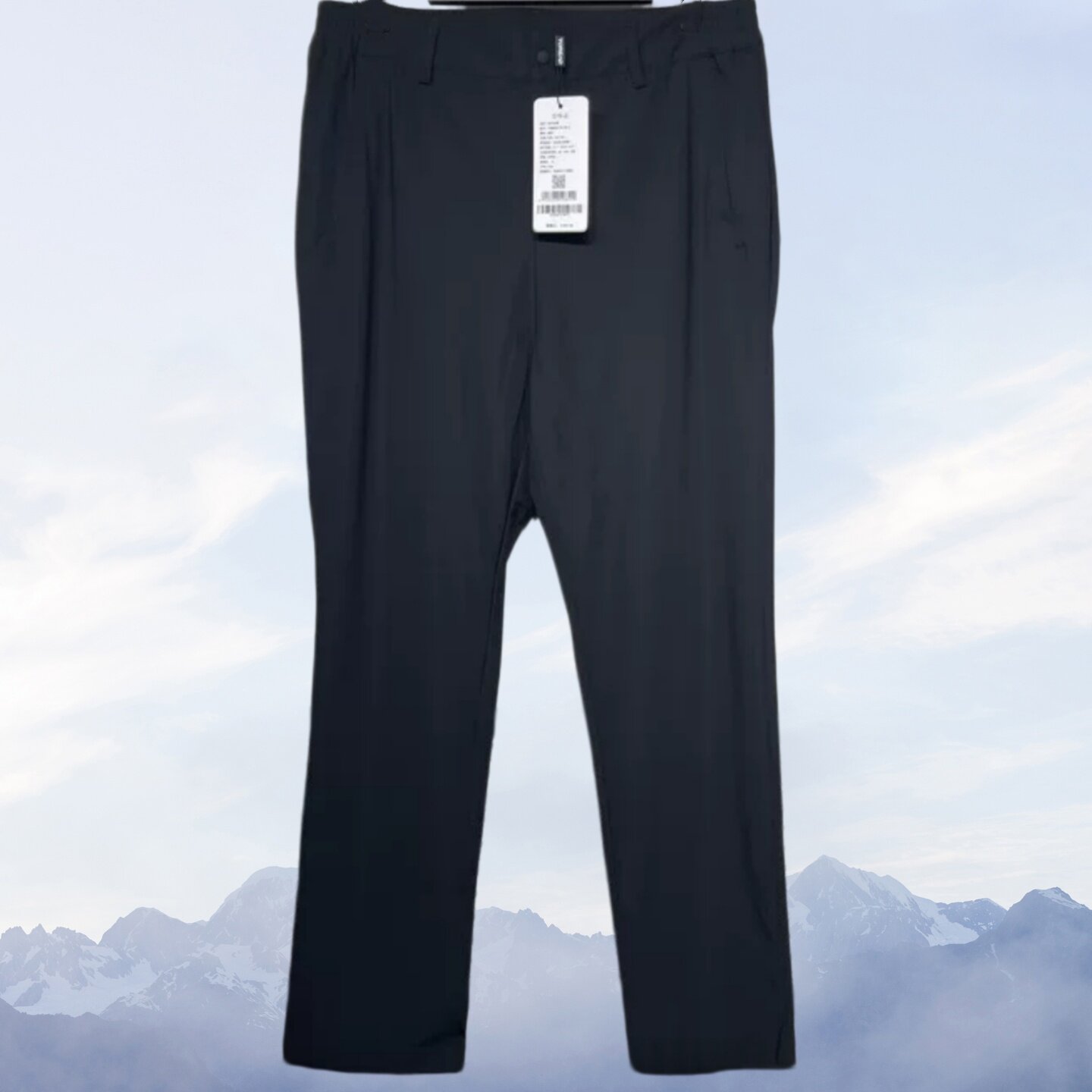 探路者黑色女裤春夏户外运动弹力登山旅行长裤子TAMMBM82765-G01X