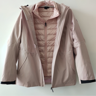 套羽绒冲锋衣下摆弧形加厚外套TAWI92066 探路者女式 特价 促销