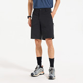 子宽松休闲五分裤 高弹透气快干裤 男春夏新品 探路者户外运动短裤