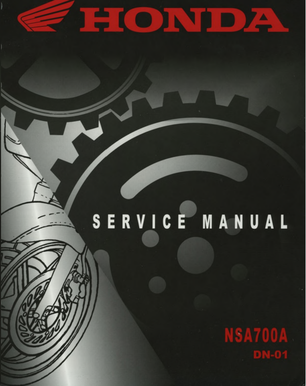 honda nsa700a本田dn-01中文维修资料 全车零件结构图拆卸扭矩值