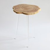 水母几H60原木边几茶几北欧现代简约小户型客厅卧室床头迷你小几