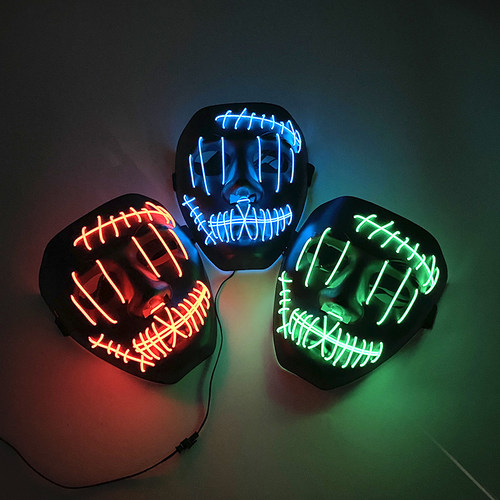 LED发光面具舞会派对用品