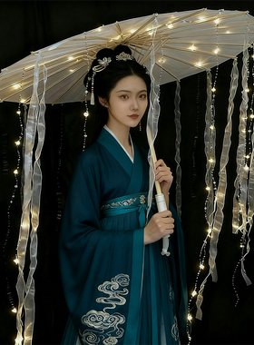 LED灯发光绸布伞汉服摄影道具