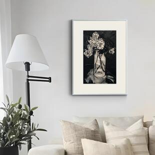 小众高级感黑白摄影大师作品书房客厅卧室抽象挂画壁画艺术装饰画