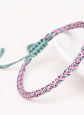 马尾辫可以调节手链