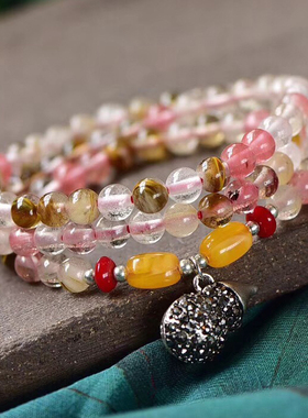 葫芦多圈西瓜玉髓手链