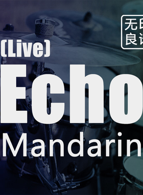 Echo (Live) - Mandarin 乐队的夏天2 鼓谱 架子鼓扒谱 伴奏制作