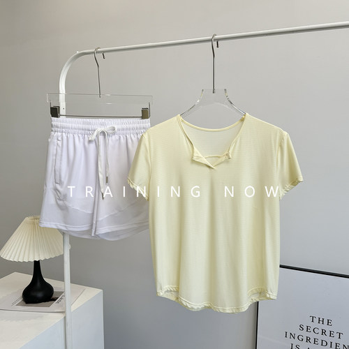 健身套装女夏时尚宽松瑜伽服