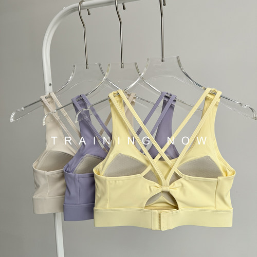 一体式运动文胸女夏高强度跑步