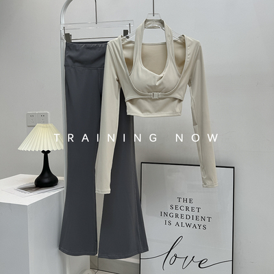 高级感瑜伽服套装健身裤跑步速干