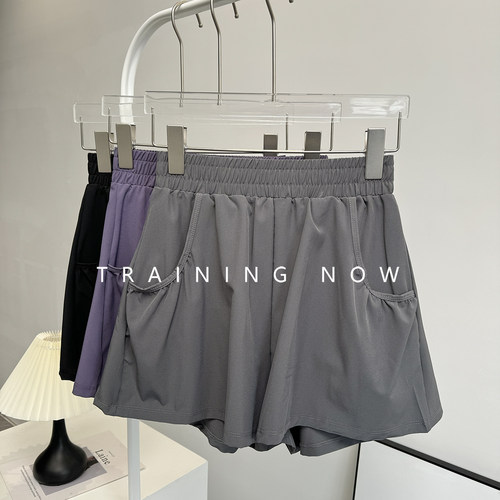 防走光马拉松跑步短裤女透气速干