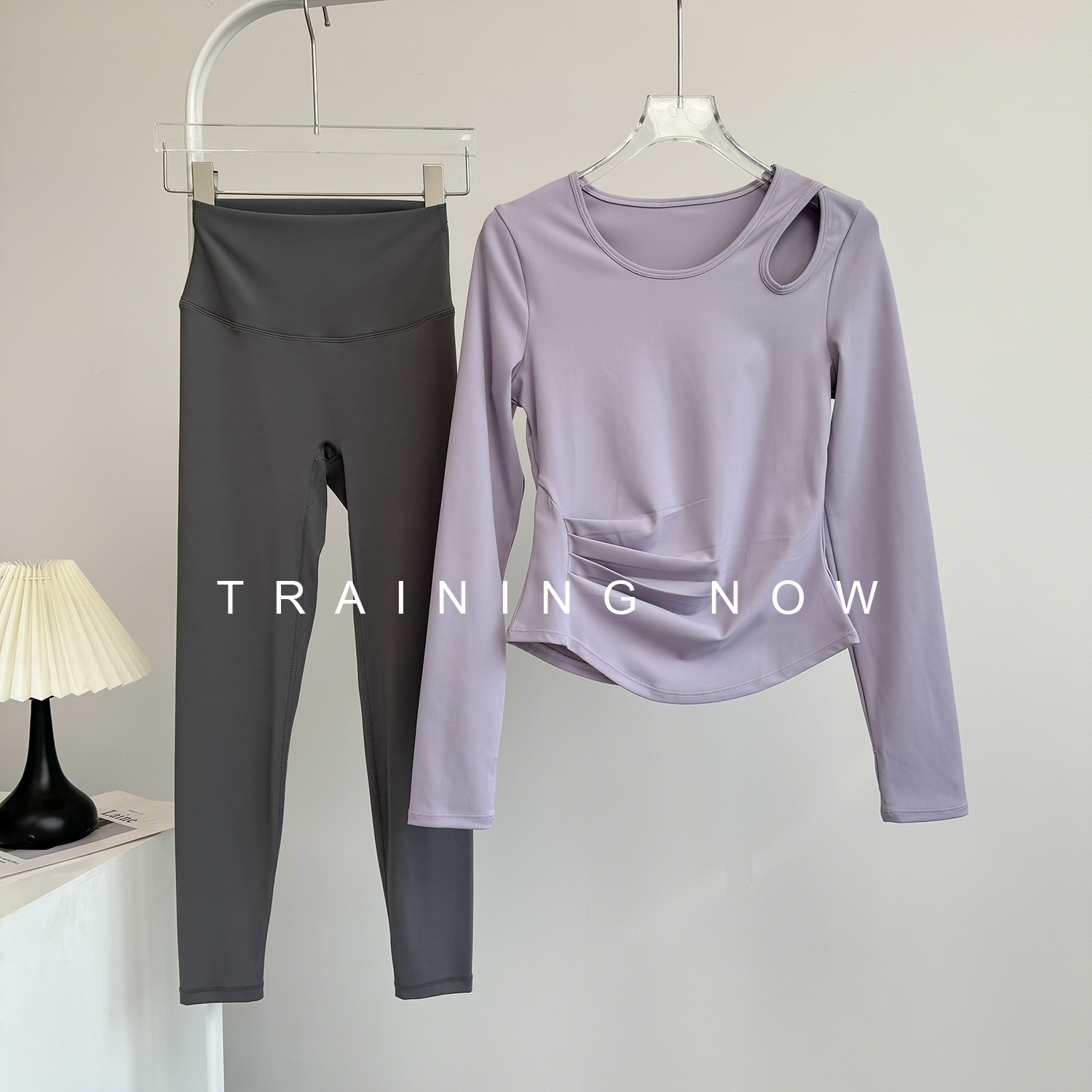 瑜伽服女上衣2025新款秋冬长袖健身服套装绝美可外穿普拉提训练服