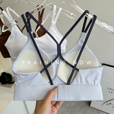 运动内衣女夏季防震聚拢文胸