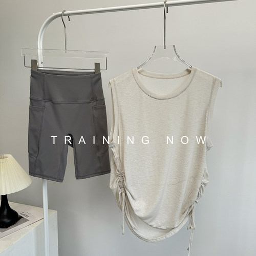 瑜伽服套装女夏季高颜值宽松薄款