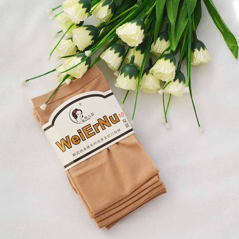 夏季薄款10D烧毛男女松口短丝袜韩式短筒袜吸湿排汗钢丝肤色透气,女士内衣/男士内衣/家居服,短袜,淘宝优惠券,粉丝福利购,淘宝优惠卷